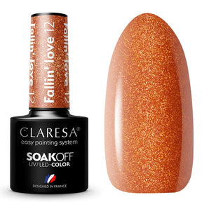 Claresa Lakier Żelowy UV LED 5ml Fallin' Love 12