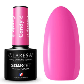 Claresa Lakier żelowy UV LED 5ml Candy 8