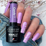 Claresa Lakier Żelowy UV LED 5ml Cukierek 9