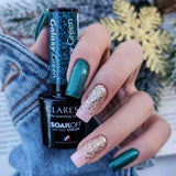 Claresa Lakier hybrydowy UV LED 5ml galaxy green