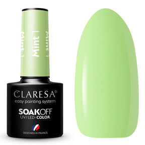 Claresa Lakier Żelowy UV LED 5ml Miętowy 1