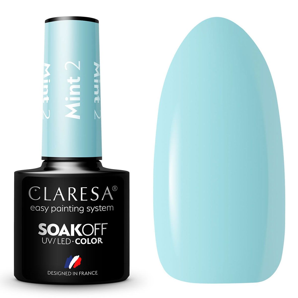 Claresa Lakier Żelowy UV LED 5ml Miętowy 2