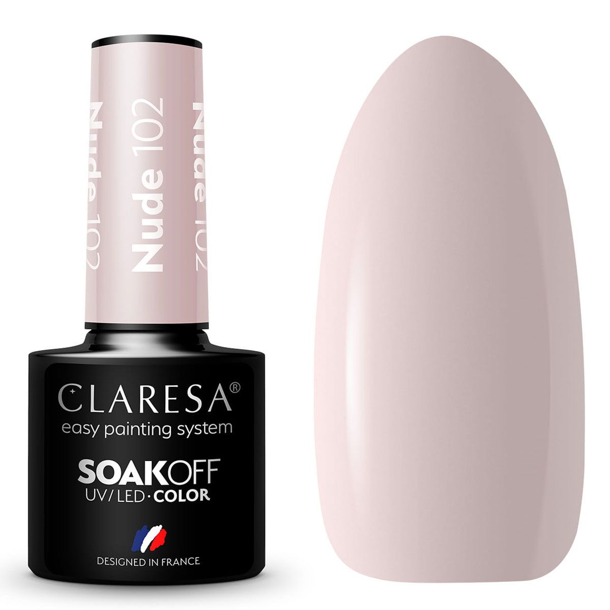 Claresa Lakier Żelowy UV LED 5ml Nude 102