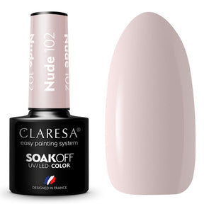 Claresa Lakier Żelowy UV LED 5ml Nude 102