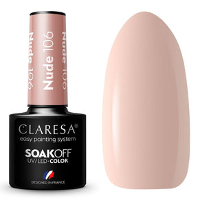 Claresa Lakier Żelowy UV LED 5ml Nude 106