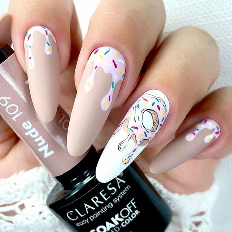 Claresa Lakier Żelowy UV LED 5ml Nude 109