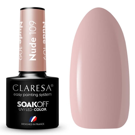 Claresa Lakier Żelowy UV LED 5ml Nude 109