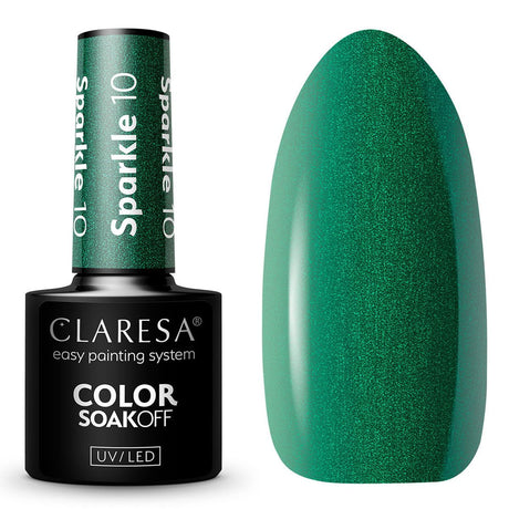Claresa Lakier żelowy UV LED 5ml Sparkle 10