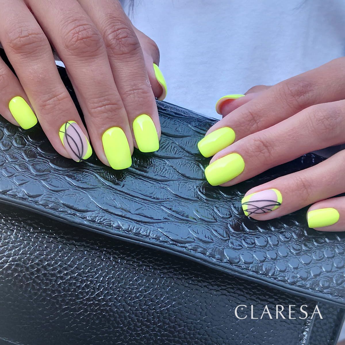 Claresa Lakier Żelowy UV LED 5ml Fluo 1