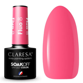Claresa Lakier Żelowy UV LED 5ml Fluo 8