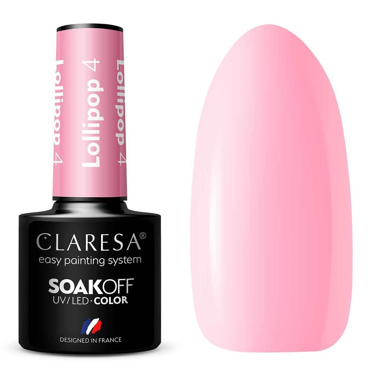 Claresa Lakier Żelowy UV LED 5ml Lollipop 4