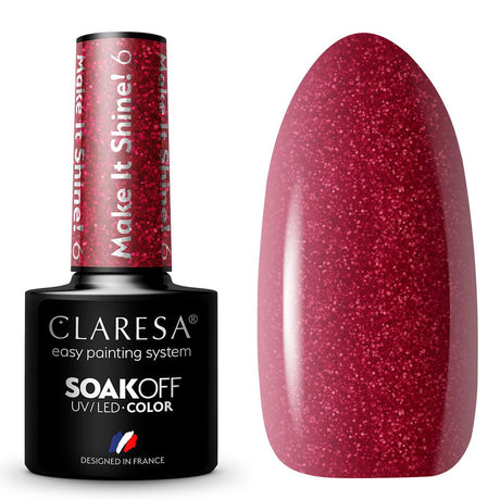Claresa Lakier żelowy UV LED 5ml Make It Shine 6