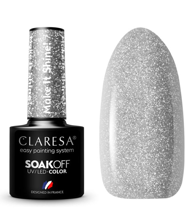 Claresa Lakier żelowy UV LED 5ml Make It Shine 7