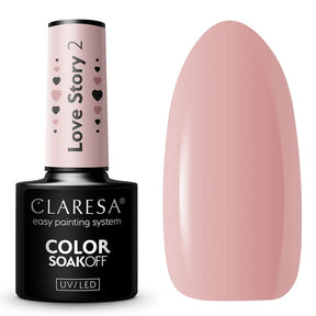 Claresa lakier hybrydowy uv led 5ml historia miłosna 2