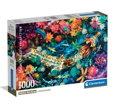 Puzzle Clementoni 1000 elementów Rzeka Koi 2025-kompaktowe