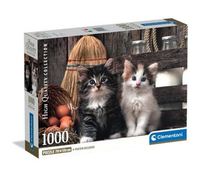 Puzzle Clementoni - urocze kotki, 1000 elementów.
