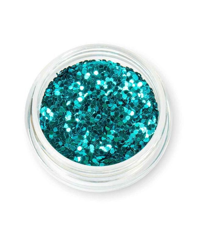 Claresa brokatowy puder disco blue lagoon 1st.