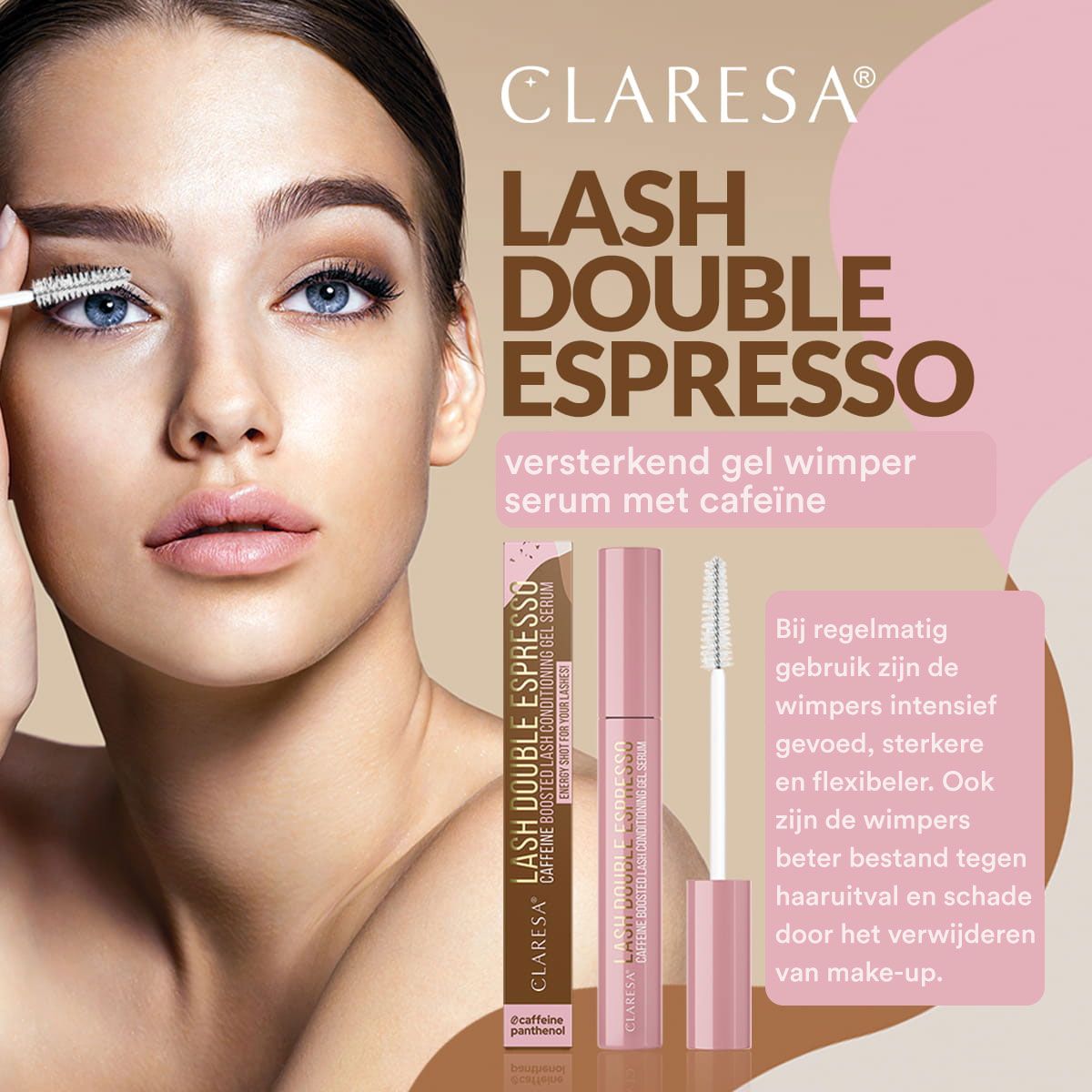 Claresa lash double espresso serum do rzęs 10gr.
