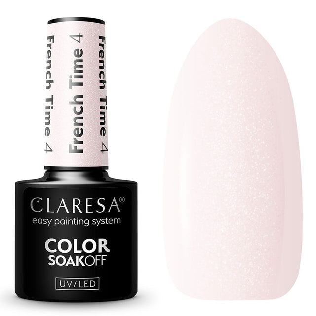 Claresa Lakier żelowy UV LED 5ml French Time 4