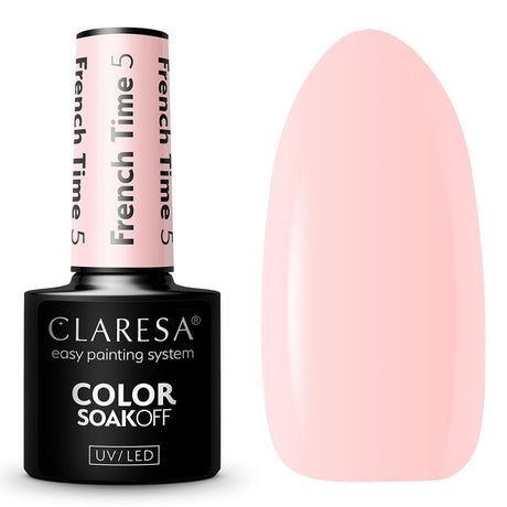 Claresa Lakier żelowy UV LED 5ml French Time 5