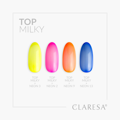 Claresa top mleczny bez przecierania 5ml