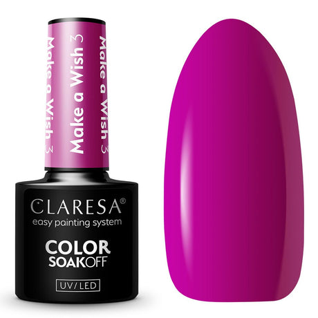 Claresa Lakier żelowy UV LED 5ml Make a Wish 3