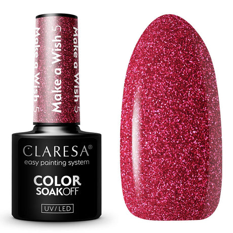 Claresa Lakier żelowy UV LED 5ml Make a Wish 5