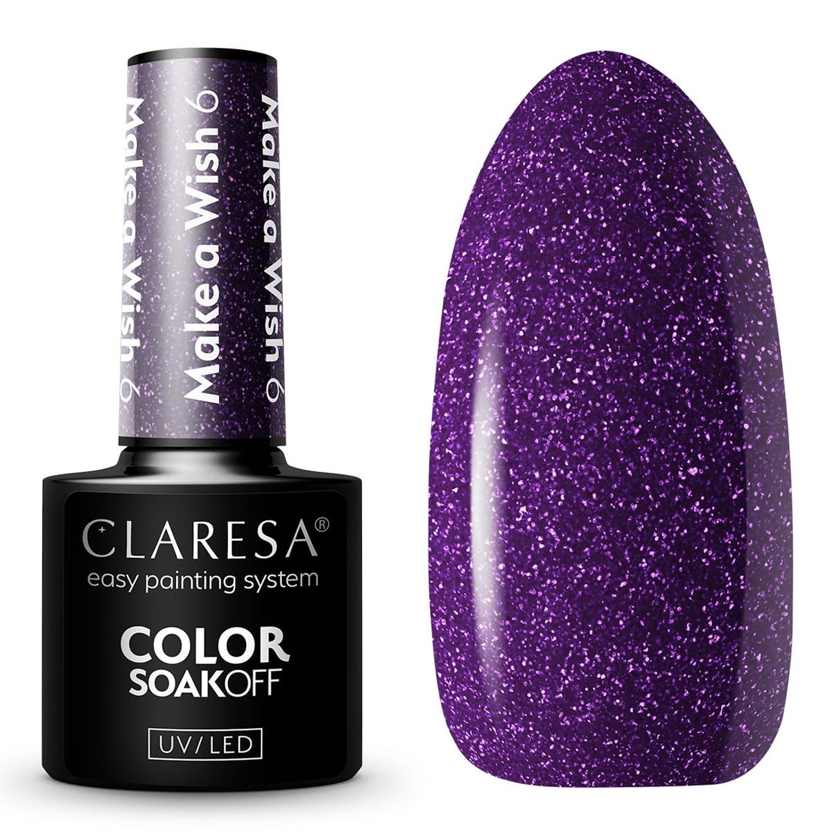 Claresa Lakier żelowy UV LED 5ml Make a Wish 6