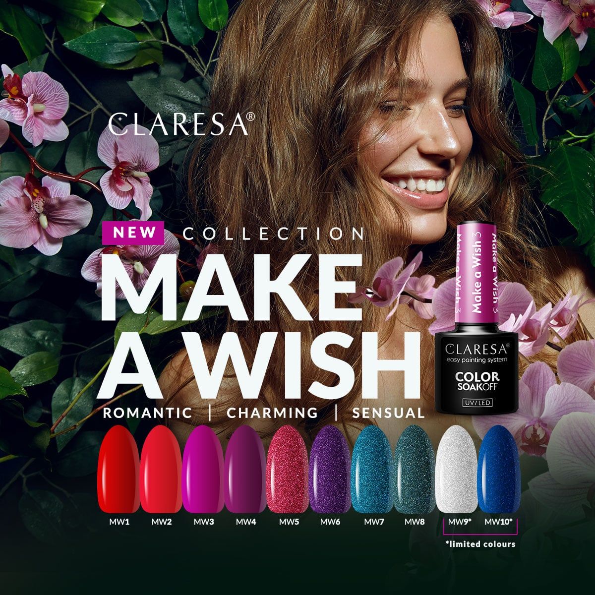 Claresa Lakier żelowy UV LED 5ml Make A Wish 7