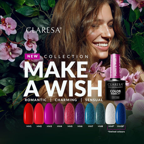 Claresa Lakier żelowy UV LED 5ml Make A Wish 8