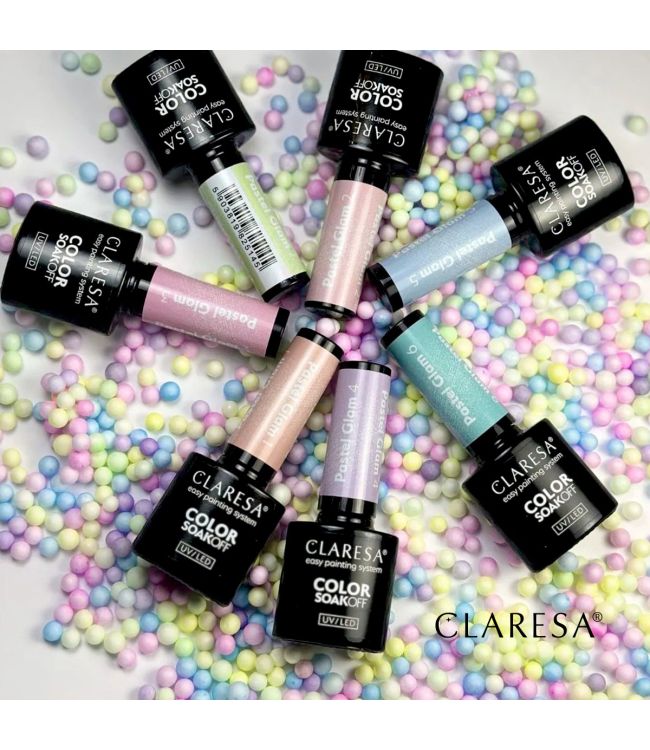 Claresa Lakier Żelowy UV LED 5ml Pastel Glam 6