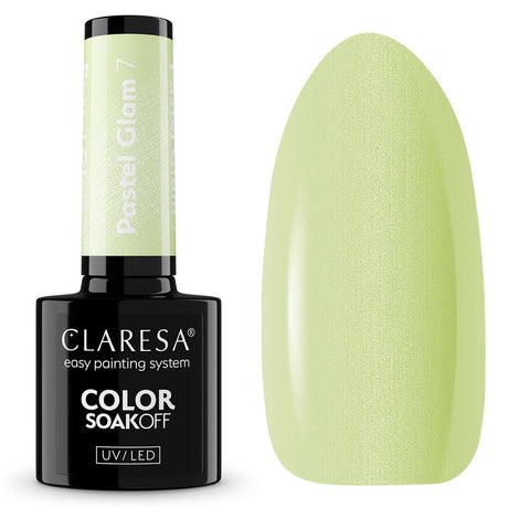 Claresa Lakier Żelowy UV LED 5ml Pastel Glam 7
