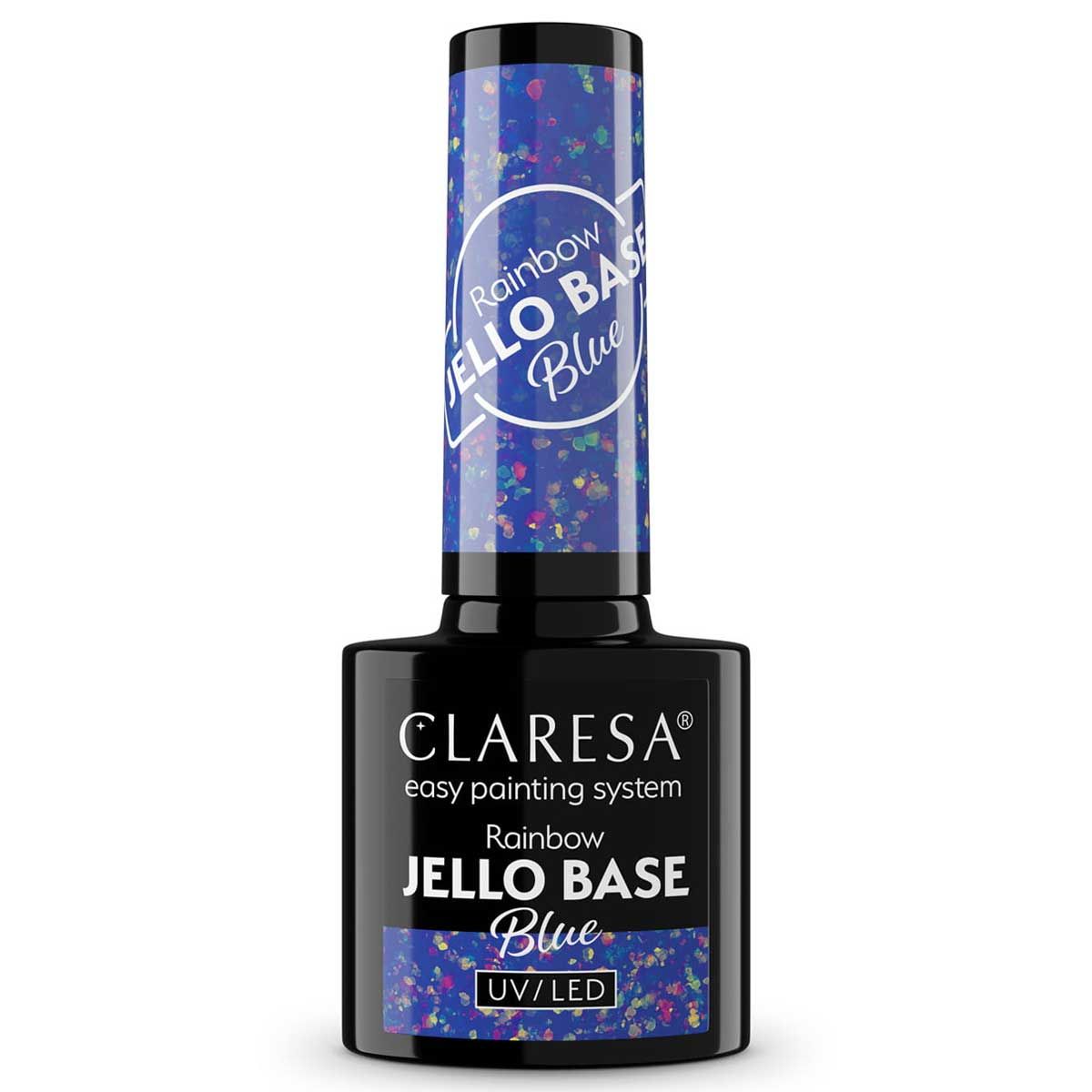 Claresa Rainbow Jello baza pod lakier niebieska 5ml