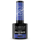 Claresa Rainbow Jello baza pod lakier niebieska 5ml