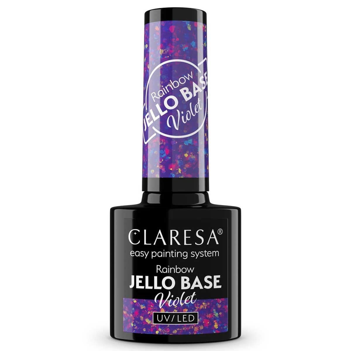 Claresa Rainbow Jello Baza Fioletowa 5ml