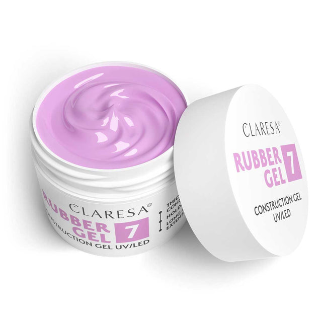 Claresa żel gumowy 7 miękki liliowy 45gr.