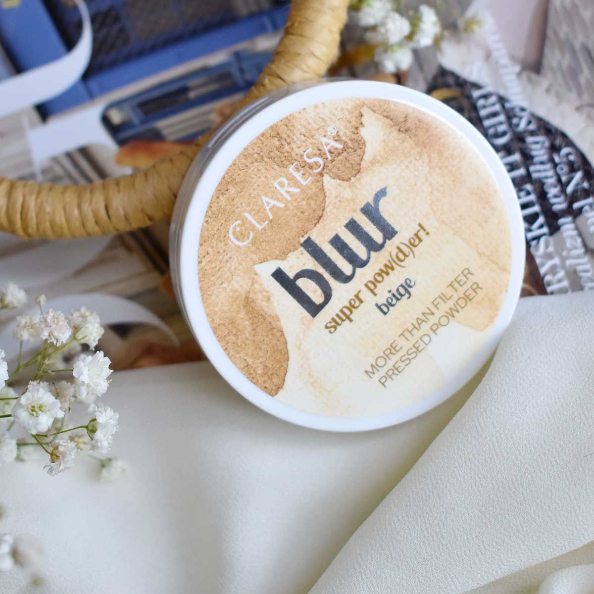 Puder prasowany Claresa Blur super puder! beżowy 10gr.