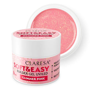 Claresa Keratin Soft Easy Builder żel budujący w kolorze różowym, 12gr.