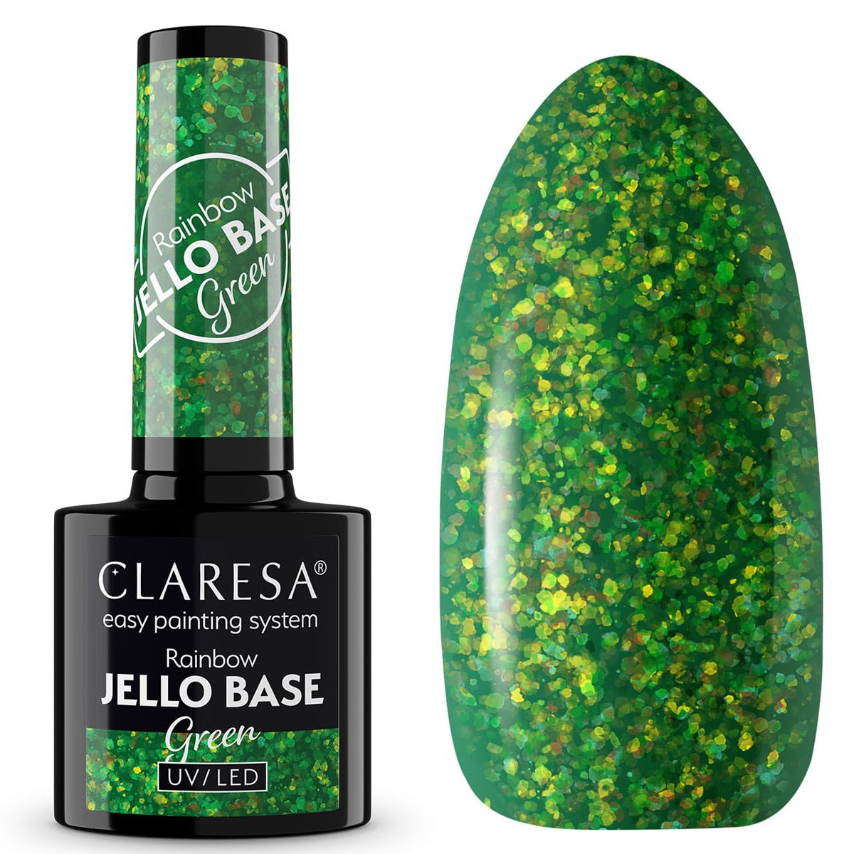 Claresa Rainbow Jello podkład bazowy zielony 5ml