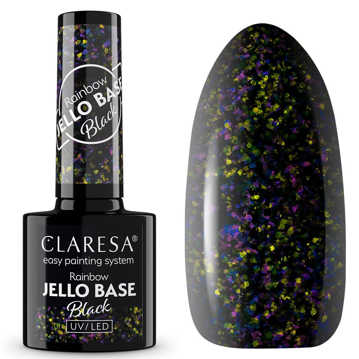 Podkład bazowy Claresa Rainbow Jello czarny 5ml