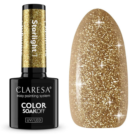 Claresa Lakier żelowy UV LED 5ml Starlight 1