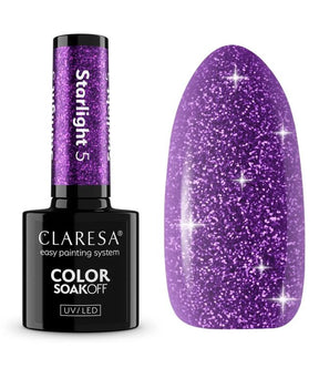 Claresa Lakier żelowy UV LED 5ml Starlight 5