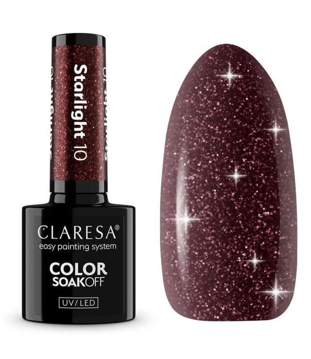 Claresa Lakier żelowy UV LED 5ml Starlight 10