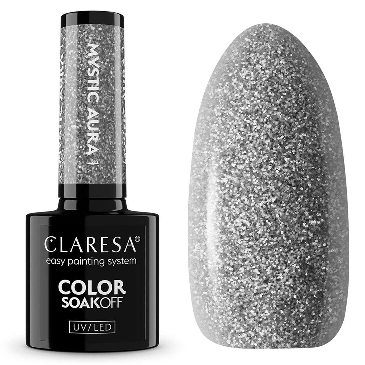 Claresa Lakier Żelowy UV LED 5ml Mystic Aura 1