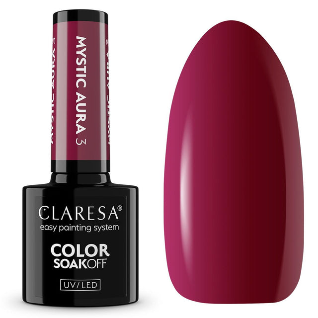 Claresa Lakier Żelowy UV LED 5ml Mystic Aura 3