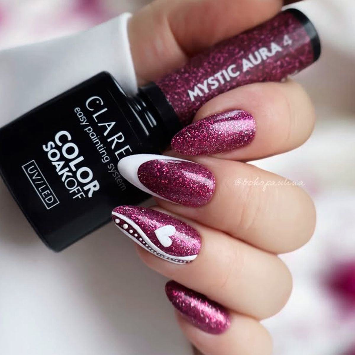 Claresa Lakier Żelowy UV LED 5ml Mystic Aura 4