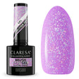 Claresa pędzel Easy Gel brokat fioletowy 5ml