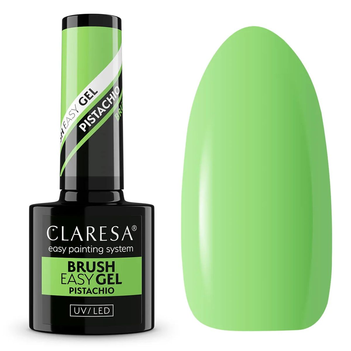 Claresa pędzel Easy Gel pistacja 5ml