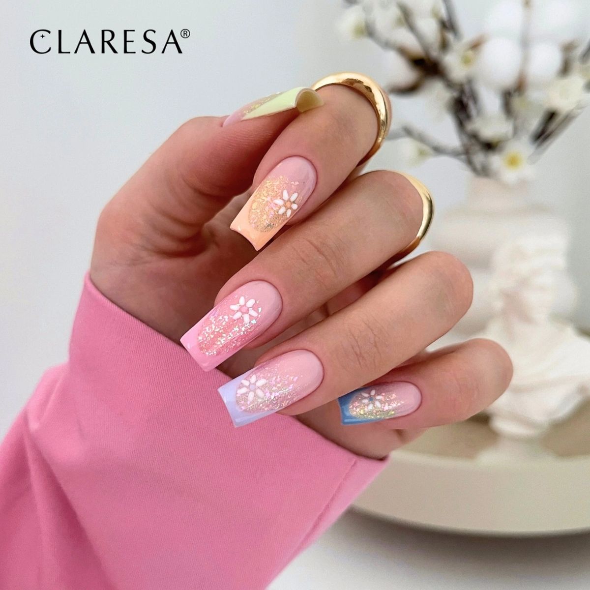 Claresa Lakier Żelowy UV LED 5ml Unicorn Glow 4