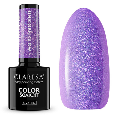 Claresa Lakier hybrydowy UV LED 5ml Unicorn Glow 5